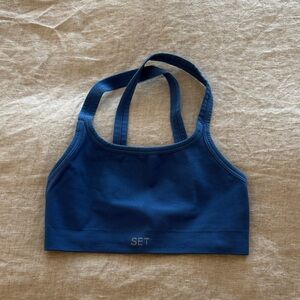 SET Active Blue Sculptflex Sports Bra Size XS